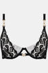 Chantelle Reptilia Lace Unlined Plunge Bra